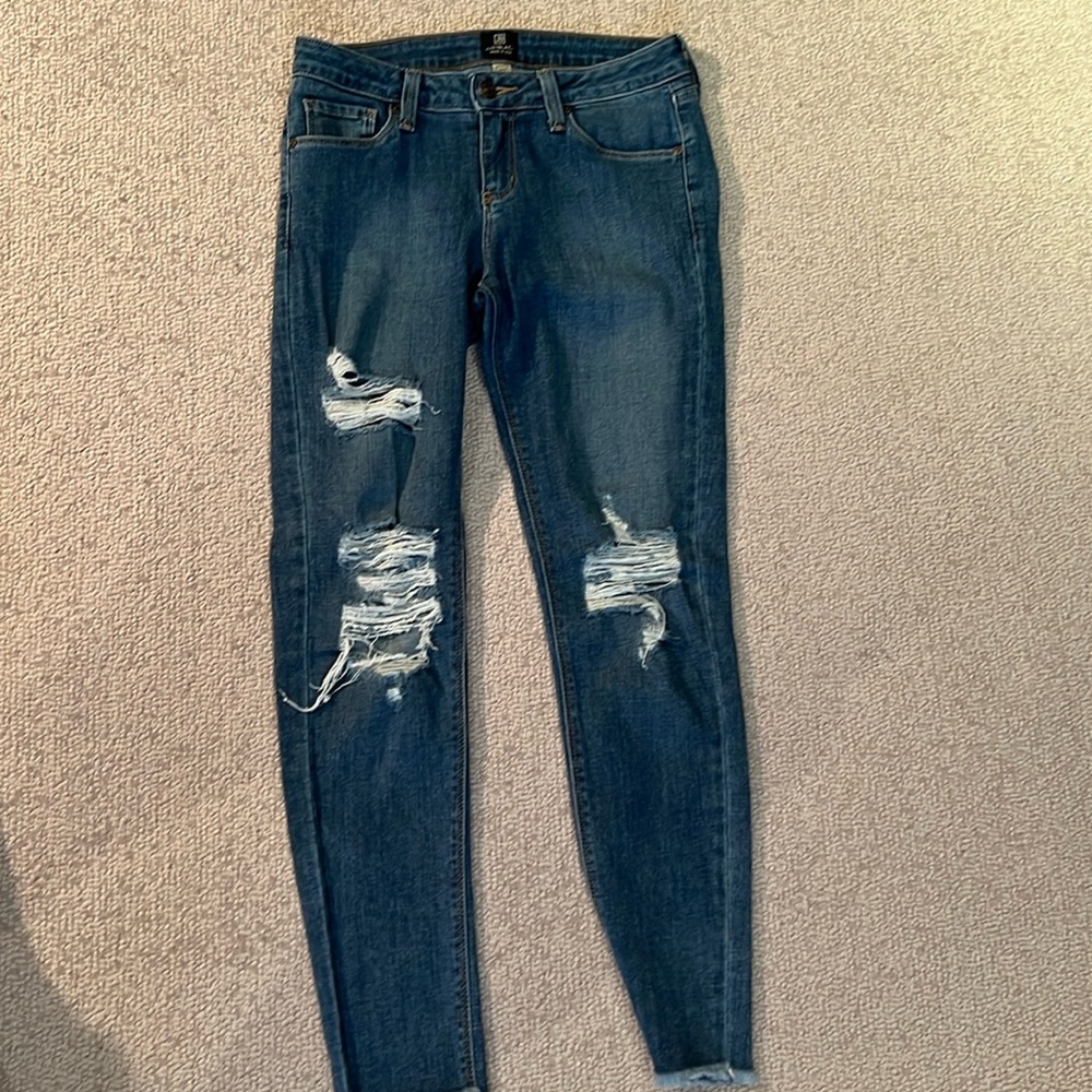 Women’s Just Black Blue Jeans Size 27